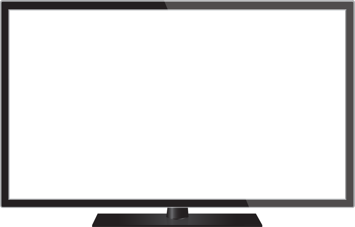 TV screen LCD, plasma realistic